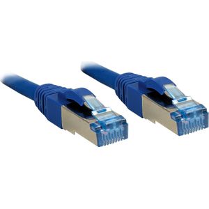 Lindy - 47149 RJ45 Netzwerkkabel, Patchkabel cat 6a s/ftp 2.00 m Blau 1 St.