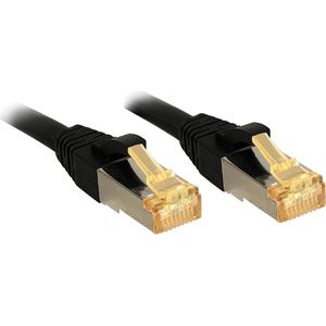 LINDY Cat.7 S/FTP netwerkkabel, koper, LSOH, 600 MHz, zwart, 15 m