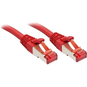 LINDY 47732 1m Cat.6 S/FTP netwerkkabel, rood