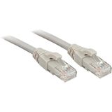 LINDY 48007 10m Cat.6 U/UTP netwerkkabel, grijs