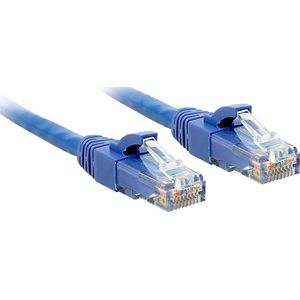 LINDY 48025 RJ45 Netwerkkabel, patchkabel CAT 6 U/UTP 30.00 m Blauw 1 stuk(s)