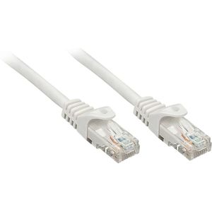Lindy - 48165 RJ45 Netzwerkkabel, Patchkabel cat 6 u/utp 5.00 m Grau 1 St.