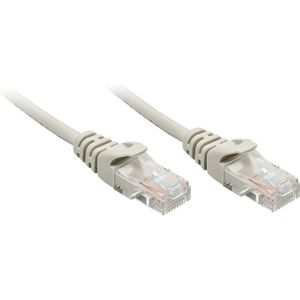 48365 RJ45 Netzwerkkabel, Patchkabel cat 5e u/utp 5.00 m Grau 1 St. - Lindy