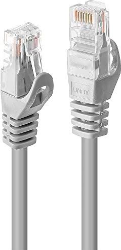 LINDY 0.5m Cat.5e U/UTP Kabel, grau