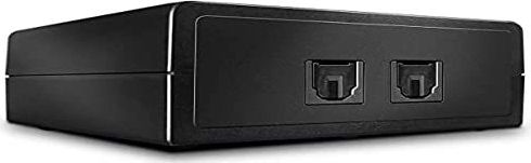 LINDY - 70436 - Toslink-switch - Zwart - 2 ingangen - 1 uitgang