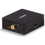 Lindy - SPDIF Converter en Repeater - Digitale Audio - Zwart - PVC