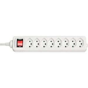 Lindy 73169 Zwitserland stekkerdoos 8-voudig met schakelaar, wit