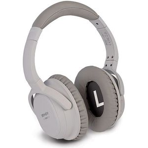 Lindy LH500XW Headset Bedraad en draadloos Hoofdband Oproepen/muziek Micro-USB Bluetooth Grijs