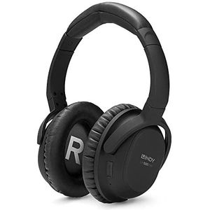 Lindy LH500XW Headset Bedraad en draadloos Hoofdband Micro-USB Bluetooth Zwart