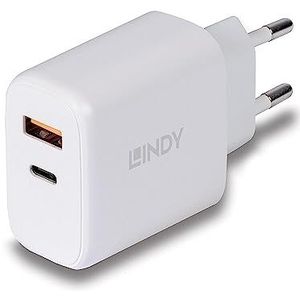 Lindy 73424 USB-oplader type A en C, 30 W
