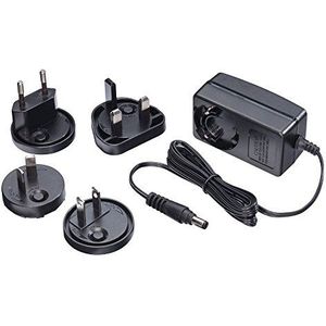 Lindy 5V DC 2.6A Multi Country Switching AC-adapter - zwart