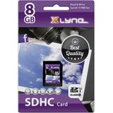 Xlyne - Flash Geheugenkaart - 8 GB - Zwart - SDHC U1 UHS-I