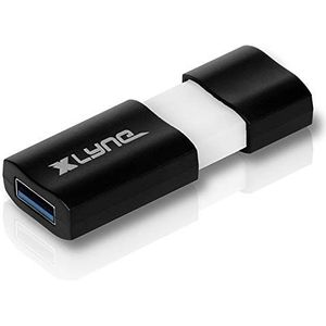 XLYNE WAVE USB-stick, 16 GB, USB 3.0, geheugenstick, push & pull-mechanisme, Windows, Mac, Linux