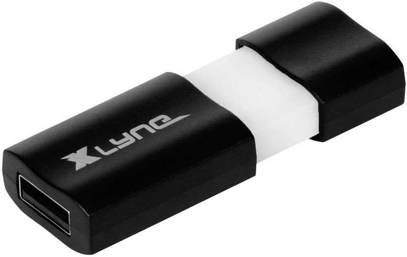 Xlyne Wave USB-stick 64 GB Zwart, Wit 7964000 USB 3.2 Gen 1 (USB 3.0)