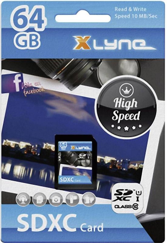 Xlyne SDXC-kaart 64 GB Class 10 UHS-I