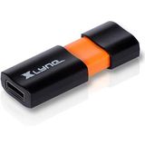Xlyne Wave USB-stick 32 GB Zwart, Oranje 7132000 USB-A 2.0