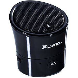 XLYNE 93007 Bluetooth-luidspreker voor smartphone en tablet met geïntegreerde microfoon, zwart
