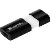Xlyne - Wave - USB-stick - Zwart/Wit - 128 GB - USB-A 3.2 Gen 1