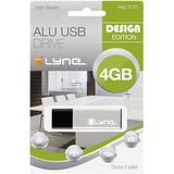 Xlyne - ALU Design - USB-stick - Aluminium Zilver - 4 GB - USB 2.0