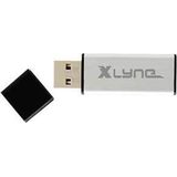 Xlyne - ALU Design - USB-stick - Aluminium Zilver - 4 GB - USB 2.0