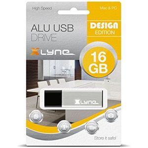 Xlyne ALU USB-stick 16 GB Aluminium 177557-2 USB 2.0