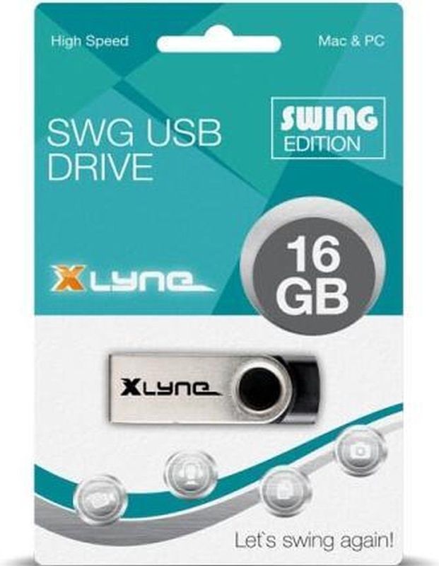 Xlyne - Swing - USB-stick - Zilver - 16 GB