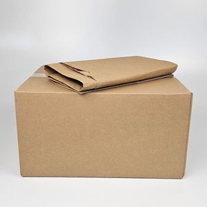 Papieren Vuilniszakken | 15 Zakken | 120 Liter | 70x95 cm - Papieren Containerzakken, Papieren Afvalzakken Groencontainer, Composteerbare Papieren Afvalzakken, GFT Zakken Papier 120L, Biozakken Papier