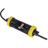 Heitronic - 45604 Kabelmof - Grijs - Kunststof - Voor Kabel-Ø 6-14 mm