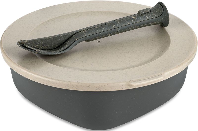 Frischhaltebox Koziol Bio-Circulair Connect Box Ready Nature Ash Grey 1,3L