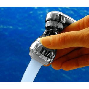 Wasserfix Zwenkbare Kraandouchekop Zwart Chroom zwart Wasserfix