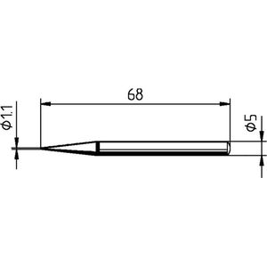 Ersa Continue soldeerpunt 0032BD met potlood 1,1 mm