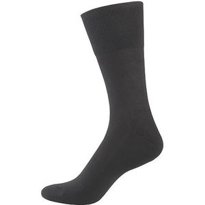 Nur Der Katoenen actieve sokken van ademend katoen met gevoerde zool, sportsokken voor heren, antracietmel., 43-46 EU
