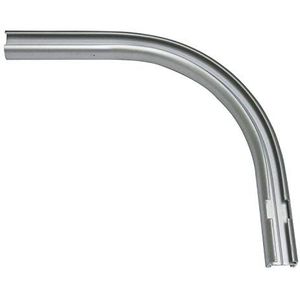 GARDINIA - Ronde Boog - Aluminium - 90° Hoek - Voor Gordijnrailverlengingen - 12/13 cm