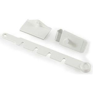 GARDINIA - Draaibaar Raamslot - Kunststof - Wit - Voor Individuele Instelling van Zwenkramen