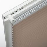 GARDINIA Plissee EASYFIX mit 2 Bedienschienen, Lichtschutz, ohne Bohren, verspannt, Klemmfix, in der Breite kürzbar