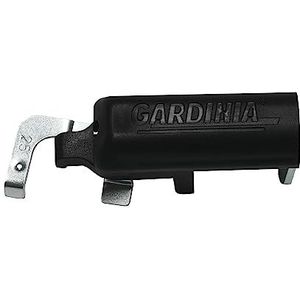 GARDINIA Bevestigingsbeugels voor jaloezieën en rollen, montage zonder boren, set met 25 mm bovenste rails, bevestigingsbeugel, metaal, kunststof, zwart