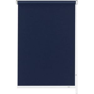 GARDINIA Verduisteringsrolgordijn voor wand/plafond/frames, ondoorzichtig, incl. montageset, donkerblauw, 92 x 180 cm (B x H)