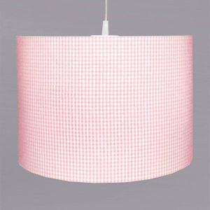 Waldi-Leuchten GmbH Vichy Karo hanglamp, roze
