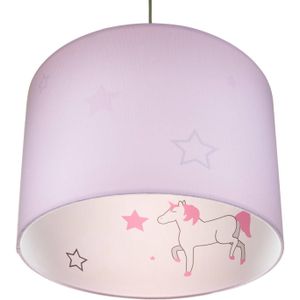 Waldi-Leuchten GmbH Hanglamp Silhouette eenhoorn in roze