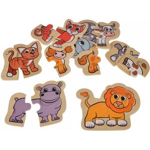 Eichhorn - Dierenpuzzel - 16-delig - FSC-hout - Geschikt voor kinderen vanaf 1 jaar