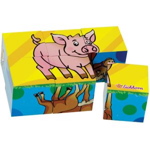 Eichhorn - Blokpuzzel - 6dlg. - Hout - Boerderijdieren
