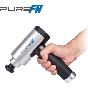 PURE FX - Massage Gun - Zwart - Ergonomisch - 4 Opzetstukken