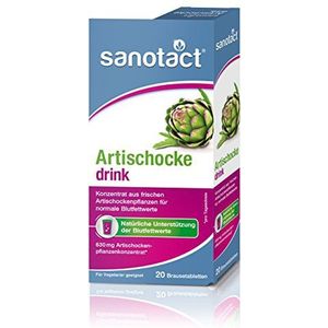 Sanotact Artishocke bruistabletten, 4-pack (4 x 82 g)