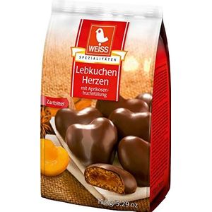 Weiss Gevulde harten zachte peperkoek 150 g