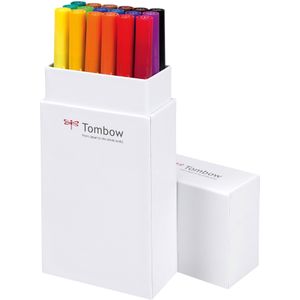 Tombow Dual-Fasermaler ABT mit Rundspitze/Pinselspitze Wasserbasis Pri
