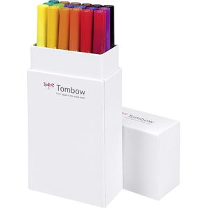 Tombow ABT dual-brush tekenpennen (set van 18) - primaire kleuren