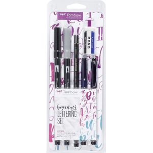 Tombow Handlettering-Set Mehrfarbig 0.8 + 3.3 mm