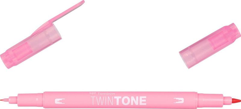 Doppelfasermaler TwinTone Rund- und Finelinerspitze pale rose