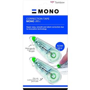Correction tape MONO air 4, 4.2 mm x 10 m, blister 2 pc.