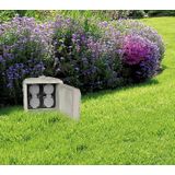 näve Gartensteckdose Roccus, 1-St., max. Leistung: 3600W, Kabellänge: 5m, Material: Kunststein/Polyresin